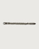 Orciani Walk leather Nobuckle bracelet with silver detail Leather Mud