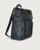 Orciani Nobuckle Eco Dollaro Deep Planet backpack Leather Blue