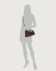 Orciani Sveva Longuette Nappa Bold padded leather shoulder bag Nappa leather chocolate
