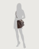 Orciani Sveva Nappa Bold XL padded leather shoulder bag Nappa leather chocolate