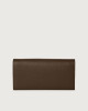 Orciani Micron leather envelope wallet with RFID Leather Brown