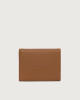 Orciani Soft small leather envelope wallet Grained leather Honey