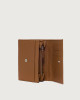Orciani Soft small leather envelope wallet Grained leather Honey