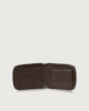 Orciani Micron leather wallet with coin pocket Chocolate