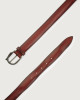 Orciani Bull Soft leather belt Leather Carmine Red
