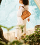 Nana Soft leather shoulder bag with strap