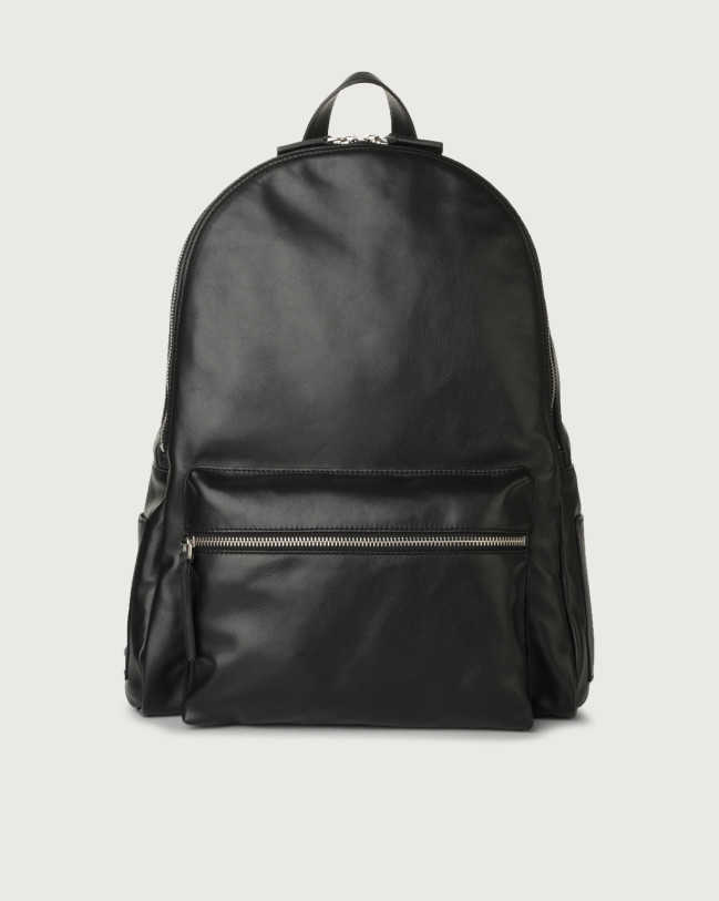 Orciani Liberty leather backpack Leather Black