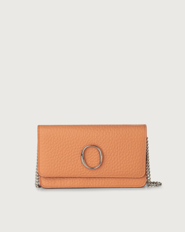 Orciani Soft leather pochette with RFID Leather Fard