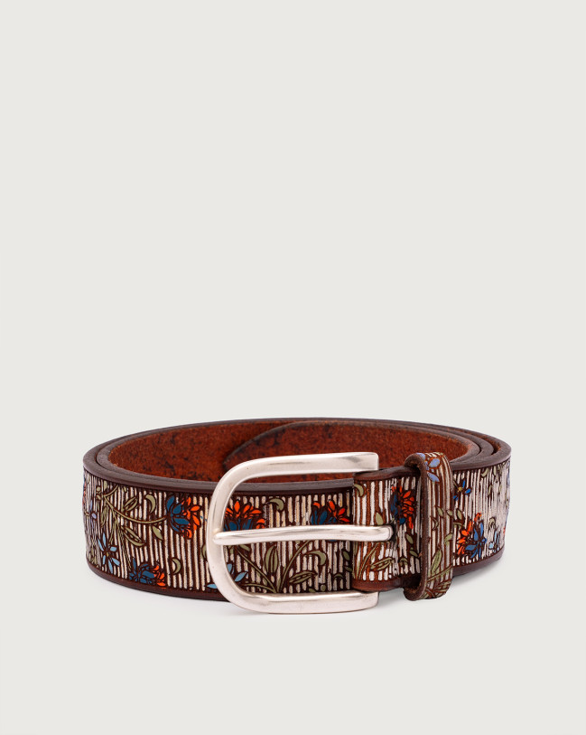 Orciani Soapy Spring suede belt 3,5 cm Leather Unique