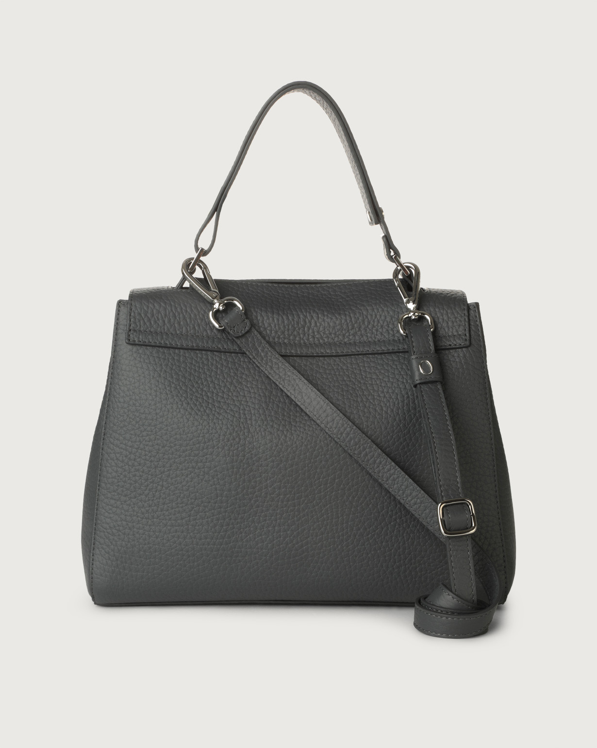 Sveva Soft Medium leather shoulder bag with shoulder strap