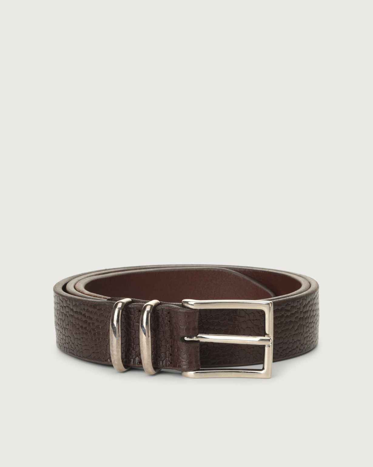 Belt with deals two metal loops