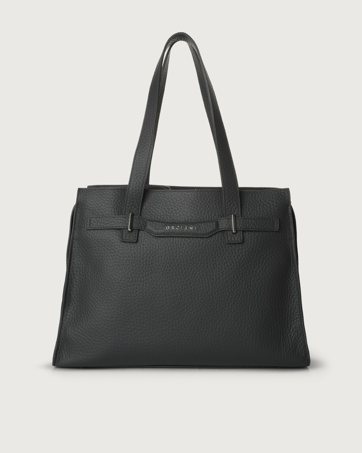 POSH Soft large leather handbag with strap