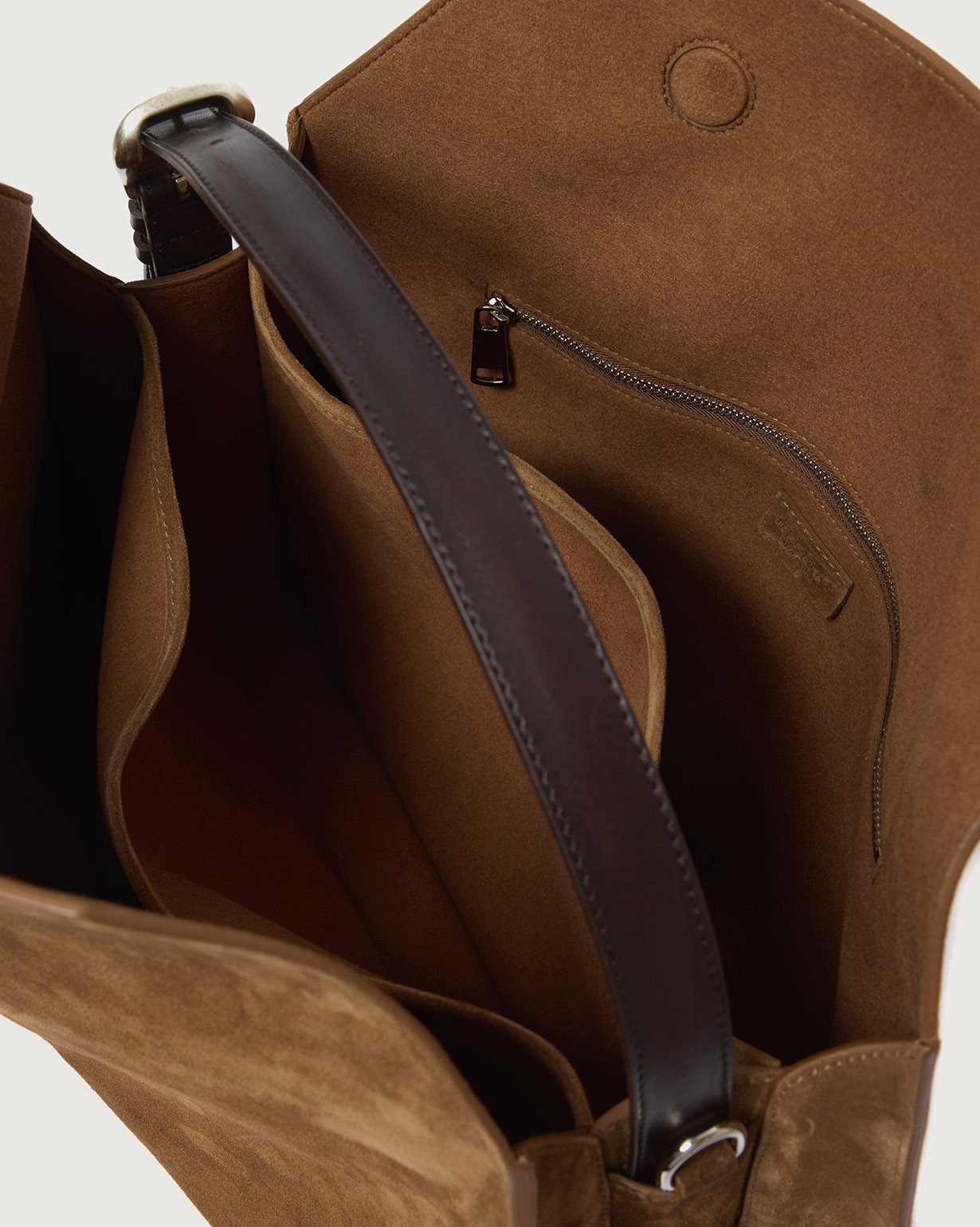 Orciani Suede shoulder bag Brown Women