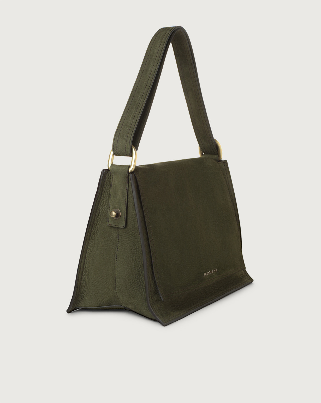 ORCIANI Pillow Nabucco nubuck leather shoulder and crossbody bag