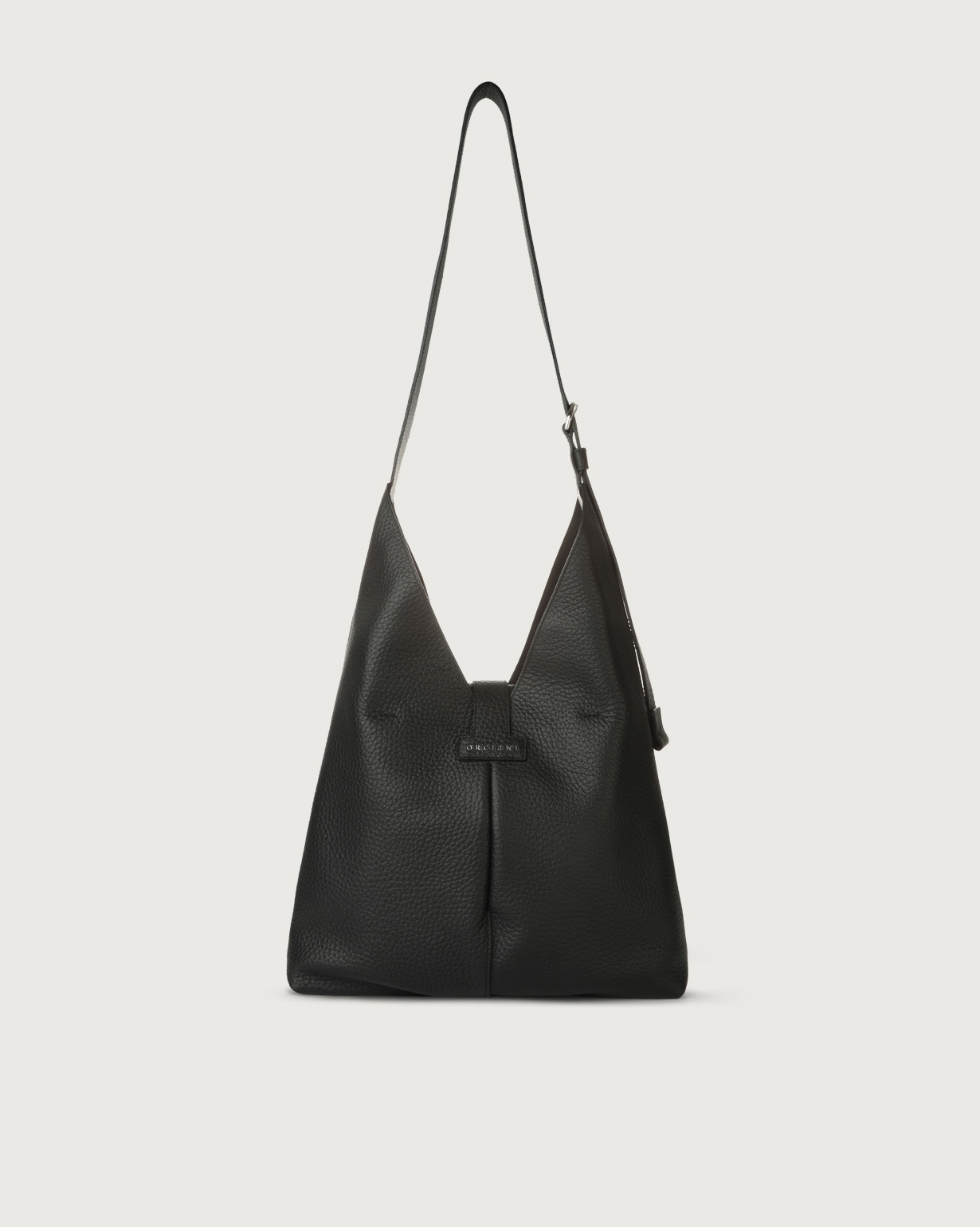 ORCIANI Vita Soft leather crossbody bag color Black