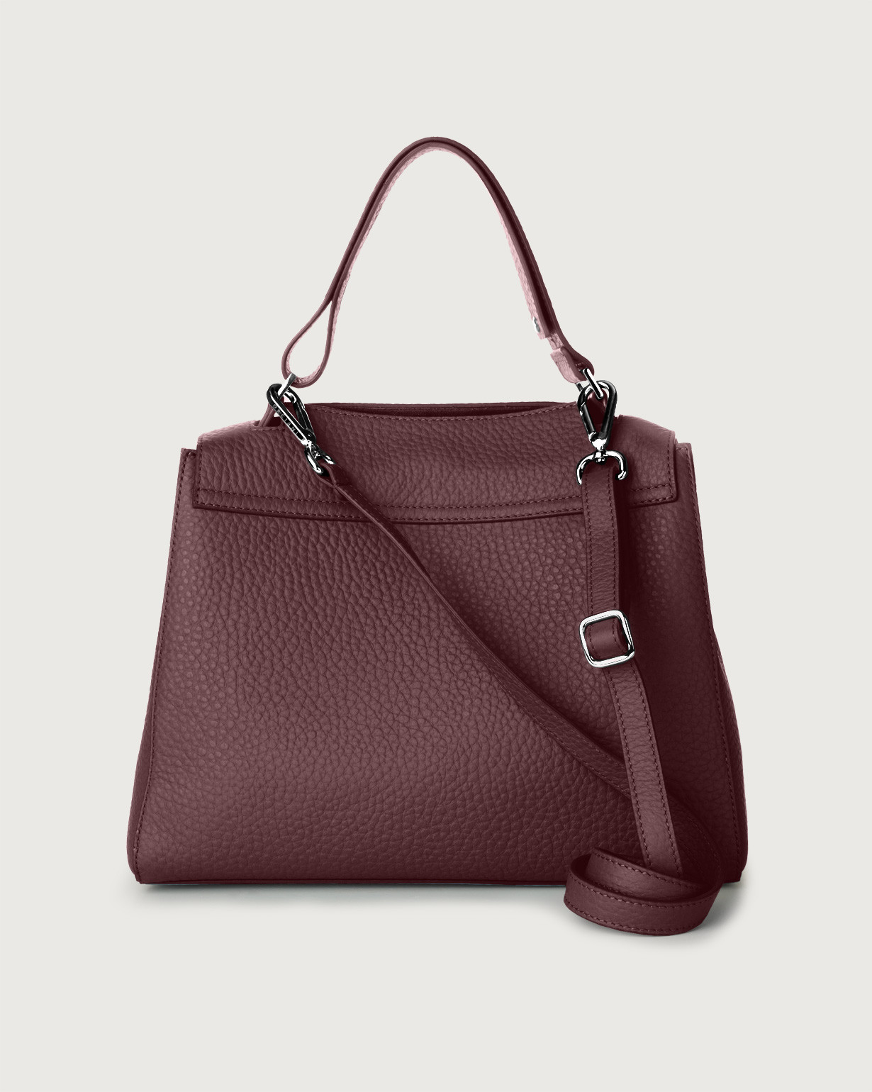 Sveva Soft Medium leather shoulder bag with shoulder strap