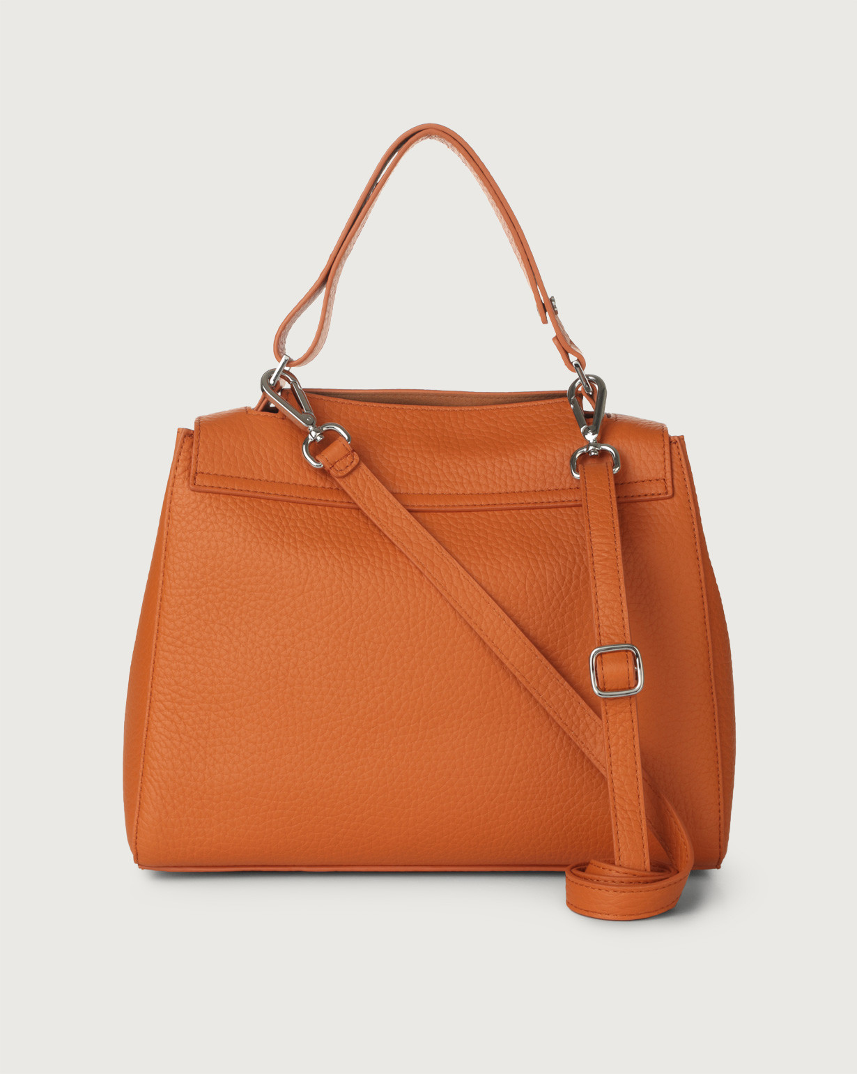ORCIANI Sveva Soft Medium leather shoulder bag with shoulder strap