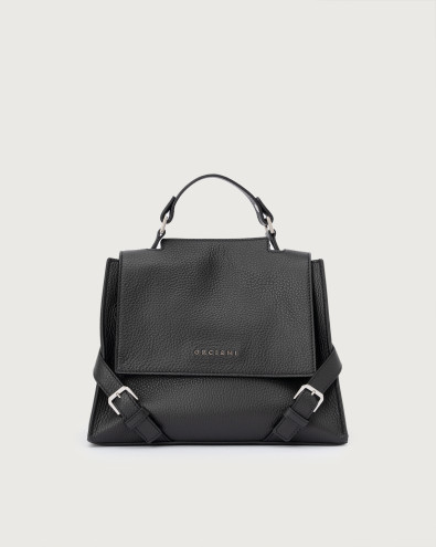 Sveva Sense Small leather handbag with strap