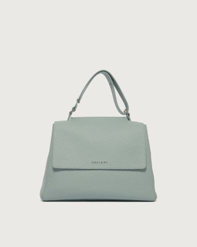 Sveva Soft Medium leather shoulder bag with shoulder strap