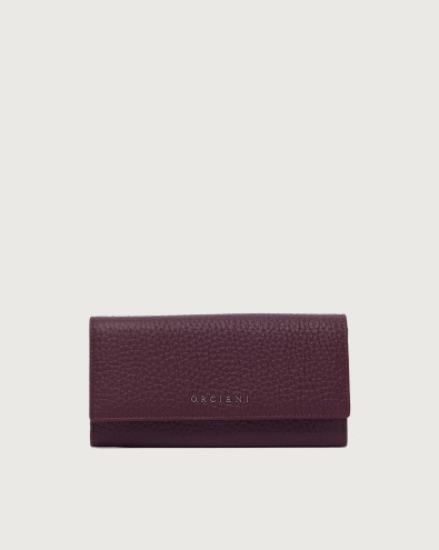 Soft leather wallet with RFID protection