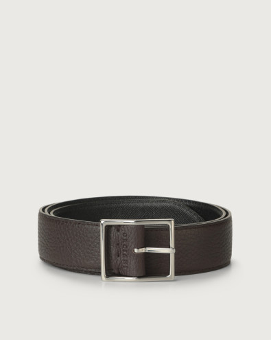 Dollaro Saffiano leather belt