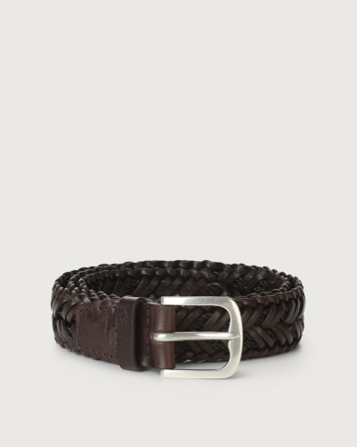 Coloring leather belt