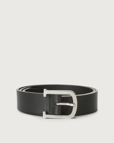 Micron leather belt