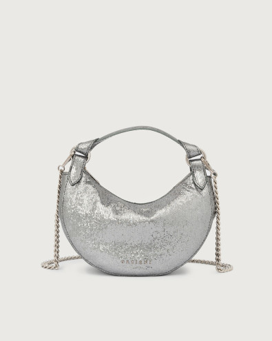 Dumpling Light embossed nappa leather mini bag