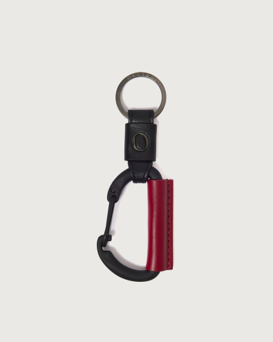 Spyder leather key holder
