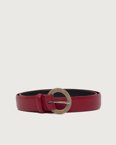 Boston Icon Micro Chain leather belt