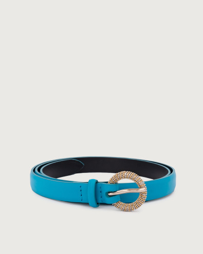 Vanity classic leather belt 1,5 cm