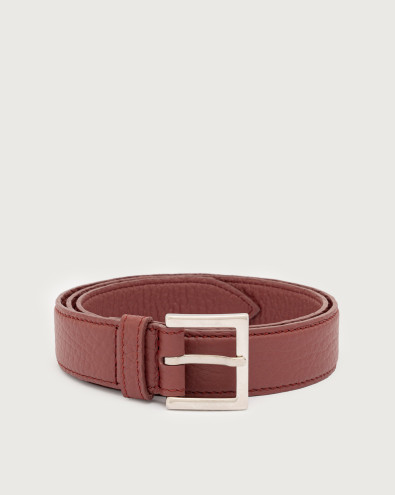 Soft leather classic belt 3 cm