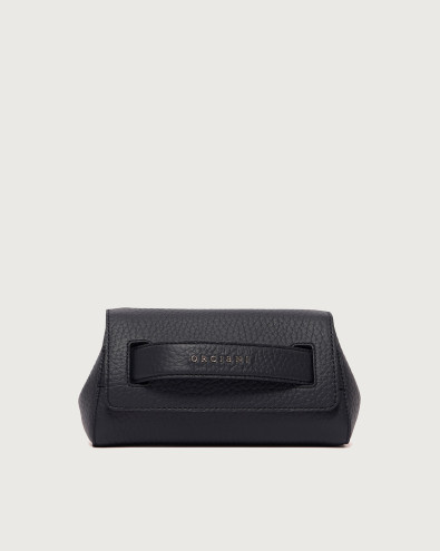 Gossip Soft grained leather clutch bag
