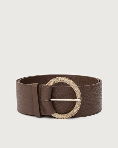 Sense dollar leather belt 5,5 cm