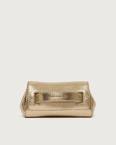 Gossip Bling Mini leather clutch