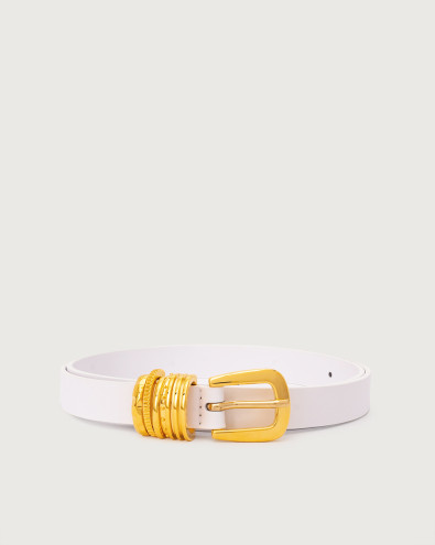 Vanity leather belt 2 cm