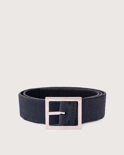 Chevrette Double Elast leather belt 3,5 cm