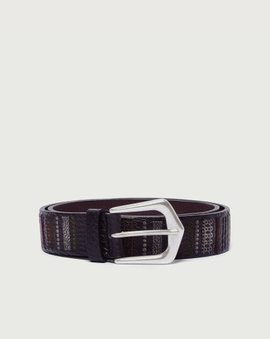 Soft Trait leather belt 3,5 cm