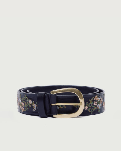 Bull Pasley leather belt 3,5 cm