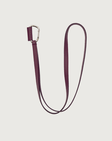 Micron leather neck key fob