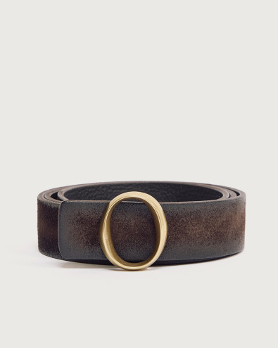 Hunting Double leather belt 3,5 cm