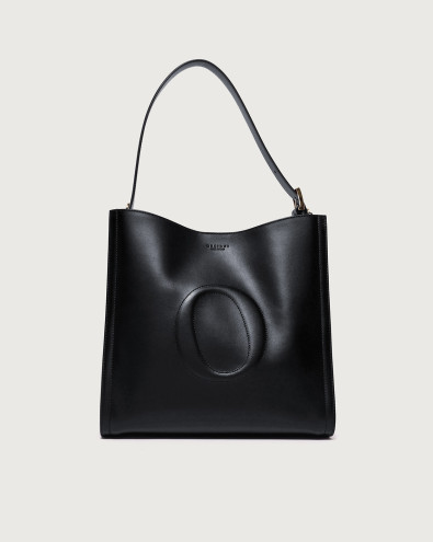 Her-O Alba Midi leather shoulder bag with strap