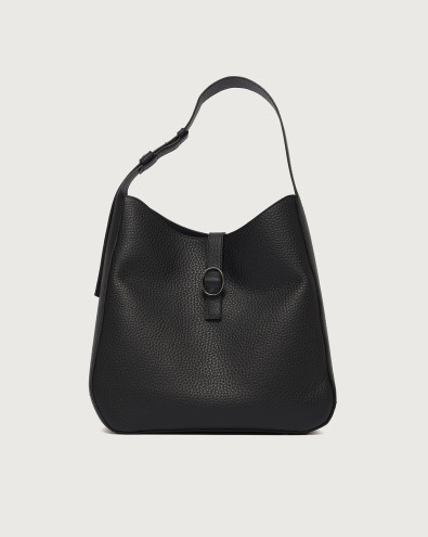 Gea Soft grained leather shoulder bag