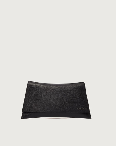 The Room Soft leather clutch bag