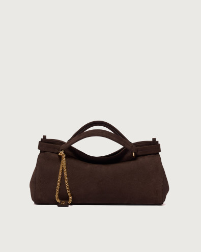 Virgo Nabucco Small nubuck leather handbag