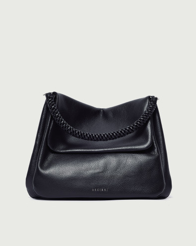 Diana Sense Scooby Large leather shoulder bag with strap