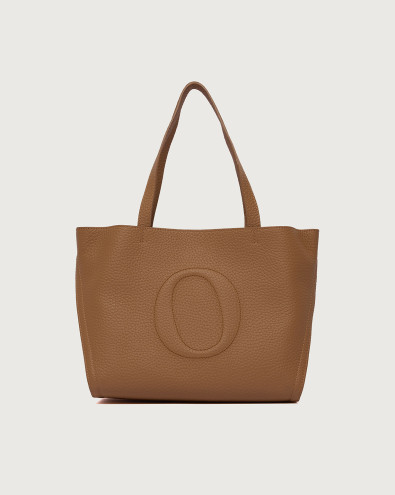 Her-O Shopper Midi Soft grained leather shoulder bag