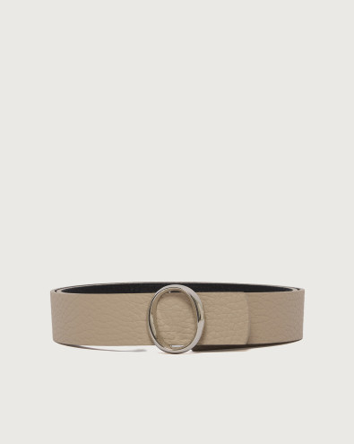 Soft Double reversible leather belt 3,5 cm