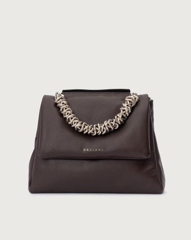 Sveva Nappa Bold Medium padded leather shoulder bag