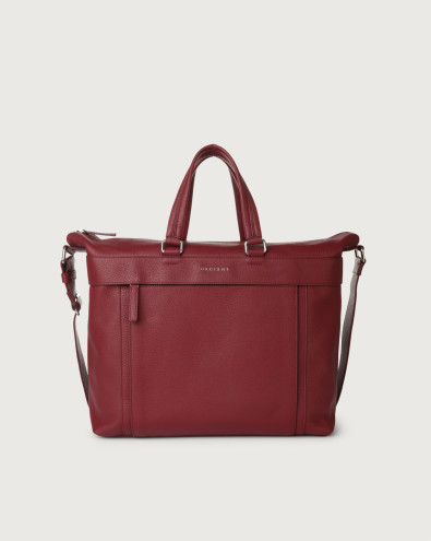 Micron large leather crossbody and handbag